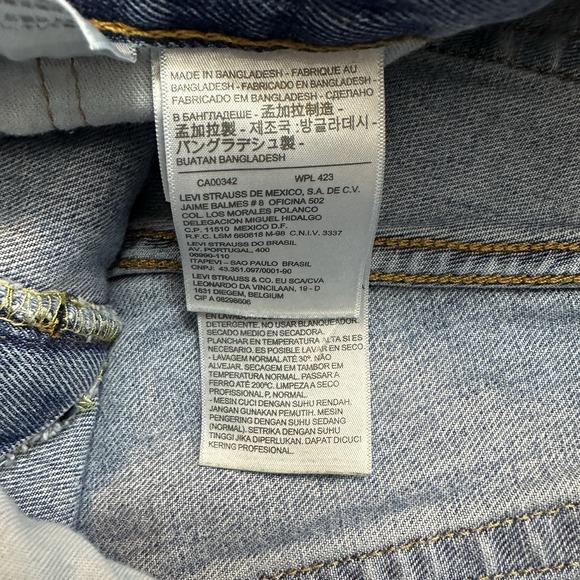 Levis 505 Jeans Mens 32x34 Straight Leg Blue Medium Wash Denim Modern - Picture 7 of 13